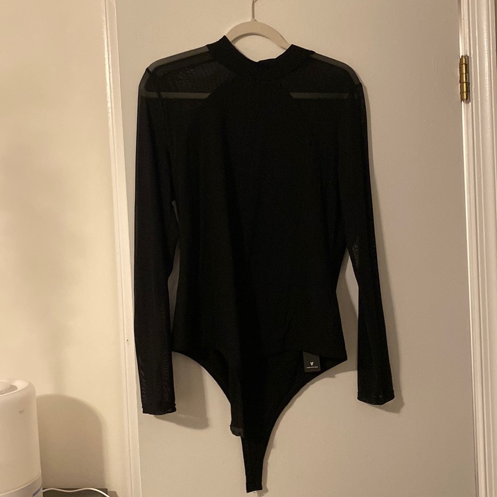 Lulus turtle neck, most of it is sheer